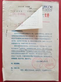 1975年绍兴县文教局关于举行中学生篮球分区赛的通知（1份）