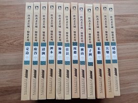 陕西老县城.榆林系列：一套12本全，含：榆林、靖边、定边、绥德、米脂、神木、府谷、清涧、佳县、子洲、横山、吴堡。未翻阅，书与图片一致，按图发书。