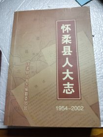 怀柔县人大志 1954至2002