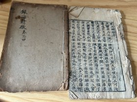 中医古籍《银海精微》两册四卷全尺寸不一