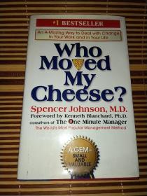 英文版，Who Moved My Cheese?谁动了我的奶酪，精装大32开，有书衣，附卡片1张，2002版