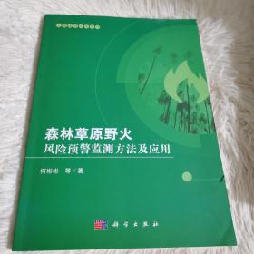 森林草原野火风险预警监测方法及应用