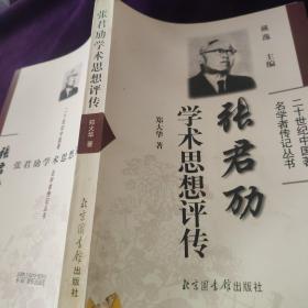 张君劢学术思想评传——二十世纪中国著名学者传记丛书