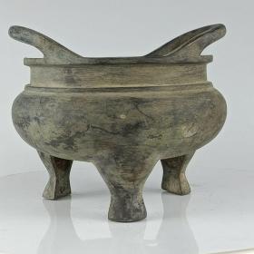 古董   古玩收藏   铜器  铜香炉   尺寸长宽高:15/13/12.6厘米 重量：3.5斤