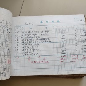 烟台老账本：牟平县玉林店公社张家庄【1964年，厚册】