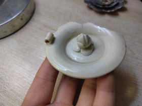 宋 湖田窑执壶壶盖瓷片标本