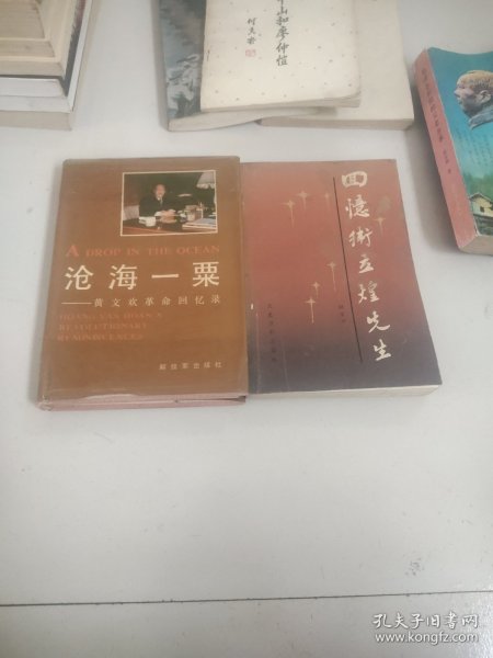 黄文欢革命回忆录/沧海一粟－八五品－20元