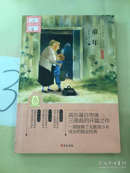 童年(专门为中小学生读者精挑细选的世界经典名篇,量身定制的原创插图，原汁原味的名著阅读)