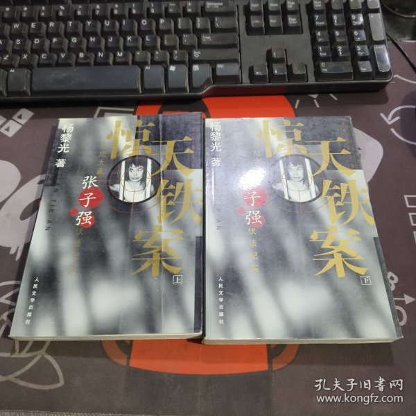 惊天铁案（上下）如图下册书脊有破损