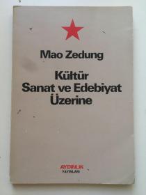 外文原版，毛泽东著，1978年《文化、艺术与文学》，（土耳其文），32开，平装，125页。