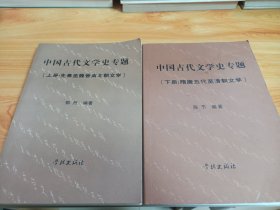 《中国古代文学史专题》上下册