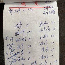 （中医药方）《山西临汾亢大夫：中医处方集》（8）（76张合售）