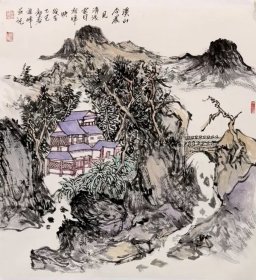 中国美术家协会会员林旗峰四尺斗方