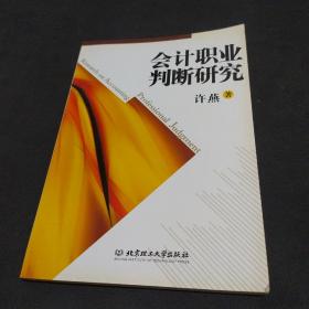 会计职业判断研究