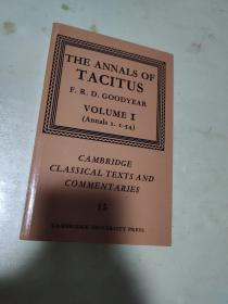 The Annals of Tacitus : Volume 1, Annals 1.1-54 (Cambridge Classical Texts and Commentar