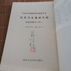 中国历代碑帖集句集联丛书·实用书法速成字帖：颜真卿楷书