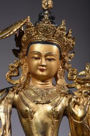 藏传文殊菩萨造像