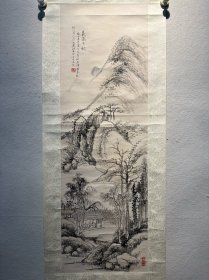 李秋君 112*36.5cm，立轴 李秋君（1899年-1973年），名祖云，字秋君，以字行，斋名欧湘馆，别署欧湘馆主。浙江镇海（今宁波市北仑区）小港港口李家人。上海市人民代表，上海中国画院画师，中国美术家协会会员，中国民主同盟盟员。