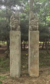 （议价） 青石拴马桩高1.8米25见方_2
