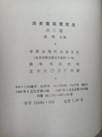 历史在这里沉思