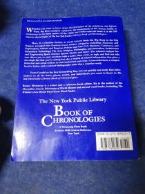 The New York Public Library BOOK OF CHRONOLOGIES纽约公共图书馆年表之书