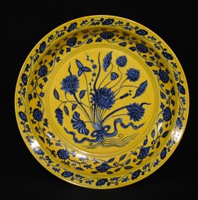 宣德赏盘，7×38厘米