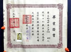 五零年毕业证