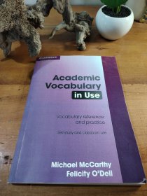 Academic Vocabulary in Use with Answers（影印本）如图