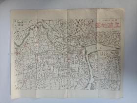 50年代上海地图 最新简明路线