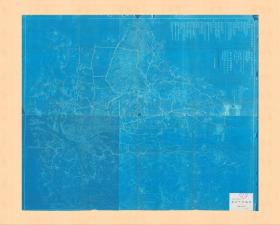 古地图1923 广州市区域图 内政部图书馆。纸本大小129.27*160.61厘米。宣纸艺术微喷复制。