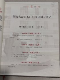 湘益茯茶 史志 1958~2018 湖南省益阳茶厂有限公司史志编委会