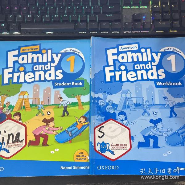 American Family and Friends 1 and Student book+Workbook【2册合售】