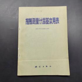 控制测量计算基本用表