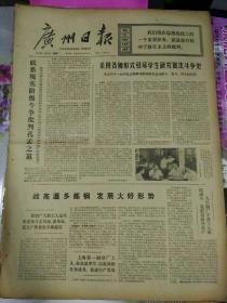 生日报广州日报1974年8月20日（4开四版）
中华人民共和国游泳协会声明；
战高温多炼钢发展大好形势；
本市参加省运会选手抓紧赛前集训；
英姿飒爽女民兵；