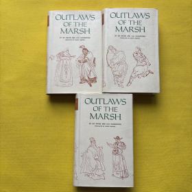Outlaws of the Marsh 水浒传 上中下（英文版）全三册 未翻译