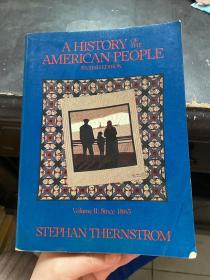 A HISTORY  AMERICAN PEOPLE SECOND EDITION 美国人民的历史