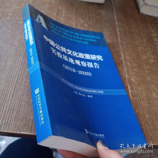 中国公共文化政策研究实验基地观察报告（2019-2020）