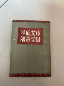 中国文学欣举隅（竖版）【396】