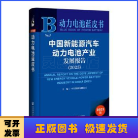 动力电池蓝皮书：中国新能源汽车动力电池产业发展报告（2023）