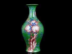 《精品放漏》康熙橄榄瓶——清代瓷器收藏