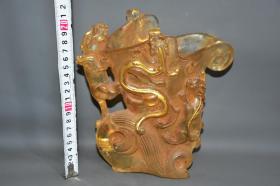 水晶鎏金酒杯酒爵水晶器皿酒樽