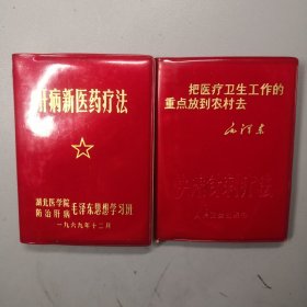 肝病新医疗法+快速针刺疗法。2册合售