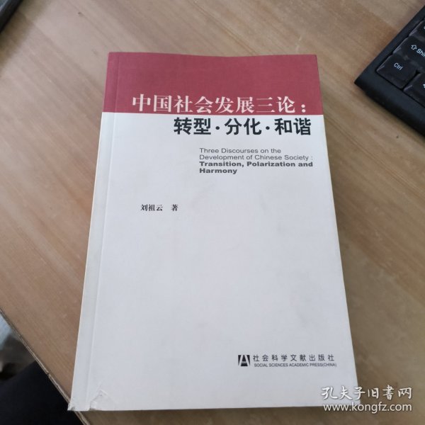 中国社会发展三论：转型·分化·和谐