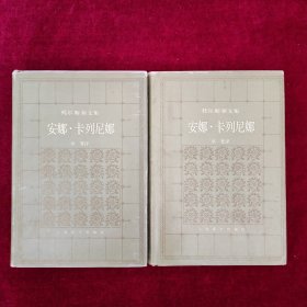 安娜.卡列尼娜（上下）精装本 1982年4月一版一印 仅印1000套