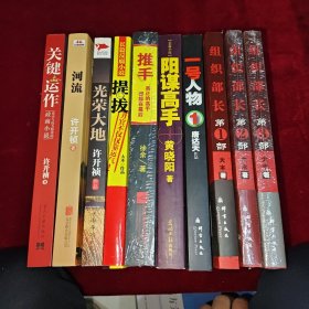 官场小说系列：组织部长 1 2 3 二号人物 阳谋高手 推手 提拔 光荣大道 河流 关键运作 市委班子1 2 中国式秘书3 13本合售