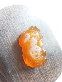 满包邮，特级玛瑙！可爱，喜欢这种淡淡的美！约2.5cm，！