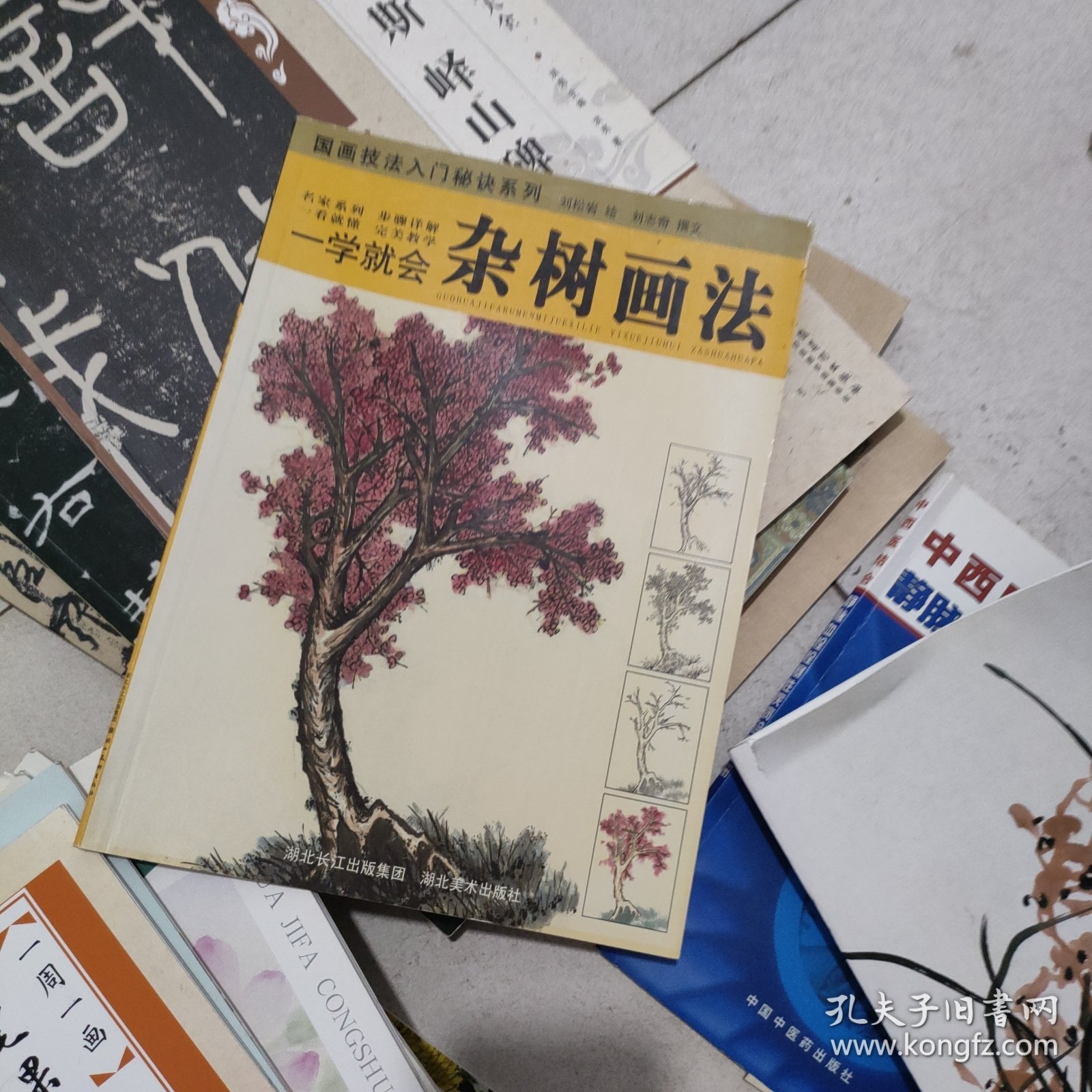 国画技法入门秘诀系列·一学就会：杂树画法