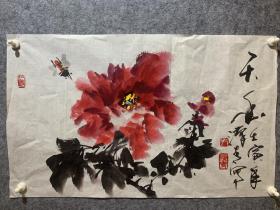岭南猴王方汉青，36*58厘米230508002