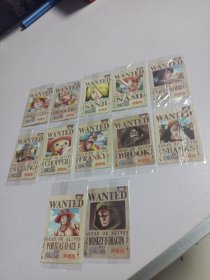 魔法士干脆面卡 航海王典藏版 十二张合售 未开封 实物如图品相自鉴