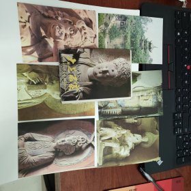 大足石窟 明信片 2种明信片，80年代出版，共2种13张 已全部拍照 可制作极限片